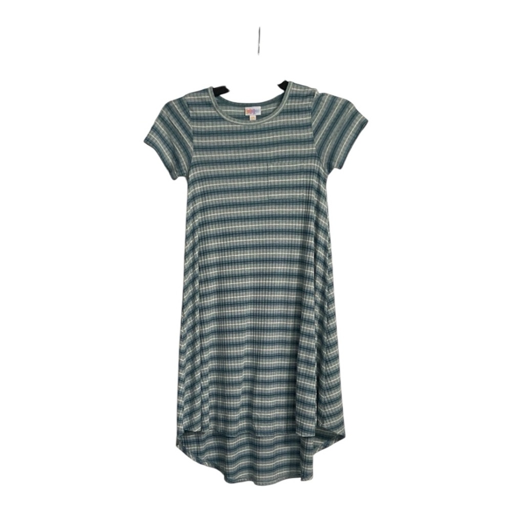 LuLaRoe Green High Low A-Line Dress XXSmall